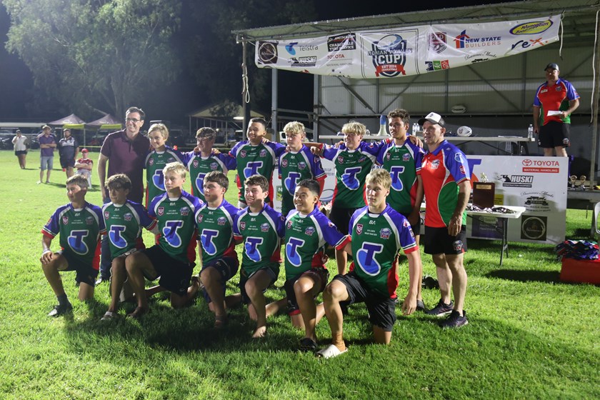 The Under 14 boys Dream Team. Photo: Jacob Grams/QRL