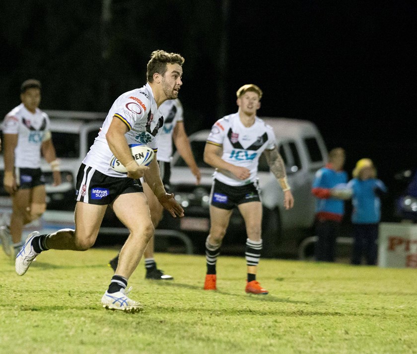 Rory Ferguson in action for Souths Logan Magpies in Pittsworth in 2019. Photo: Jim O'Reilly