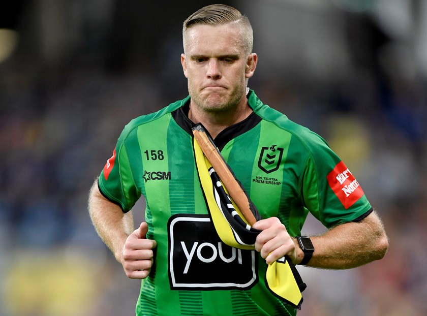 Brough running the line in the NRL. Photo: NRL Imagery