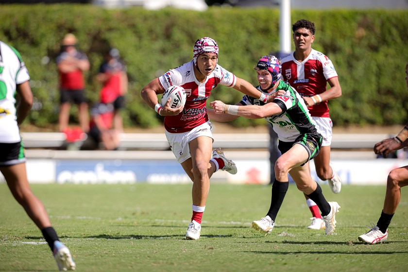 Redcliffe on the attack. Photo: Erick Lucero/QRL
