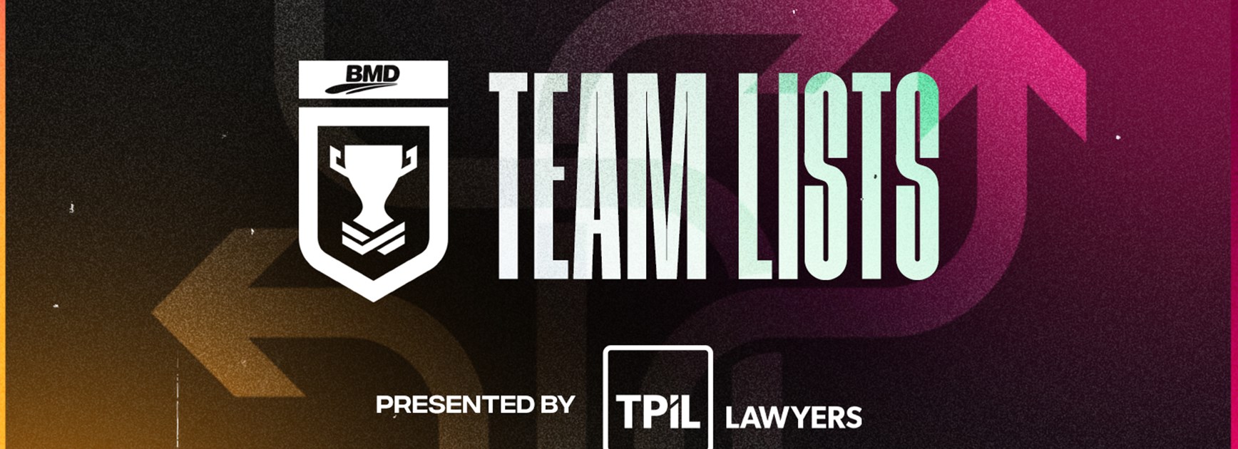 Round 1B BMD Premiership team lists