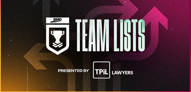 Round 4 BMD Premiership team lists