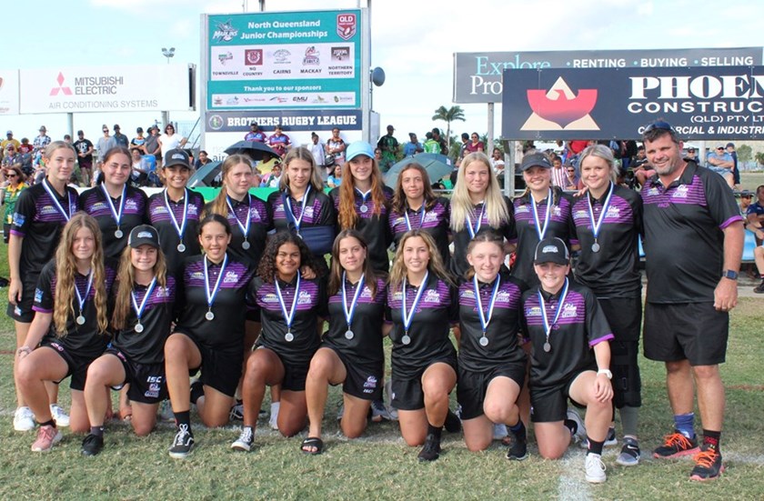 The winning Mackay Under 16 girls team