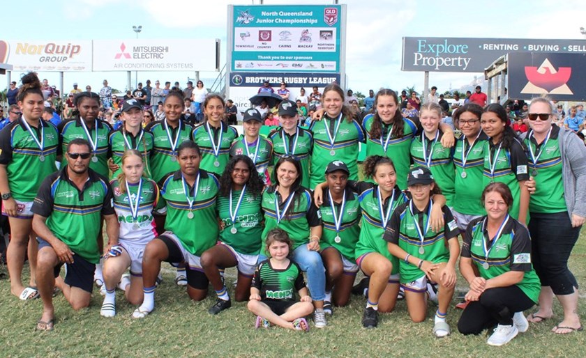 The winning Townsville Under 14 Girls team 