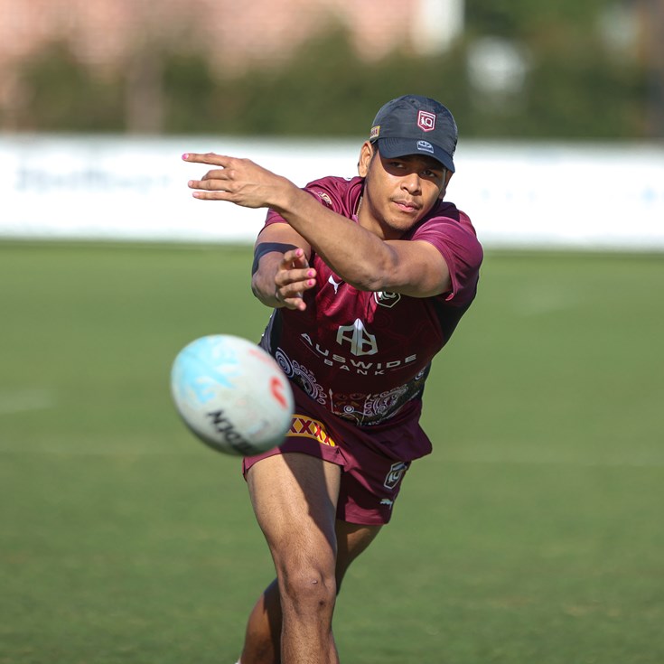 In pictures: Preparation continues for Maroons in Perth