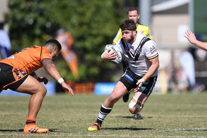 Brendon Gibb in action during the 2018 season. Photo; QRL Media