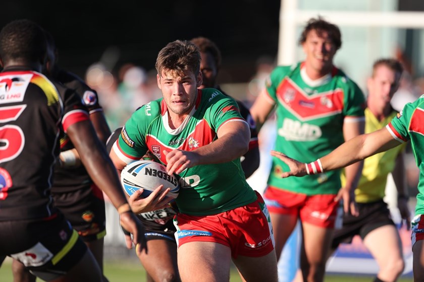 Patrick Carrigan in action for Wynnum Manly. Photo: QRL Media