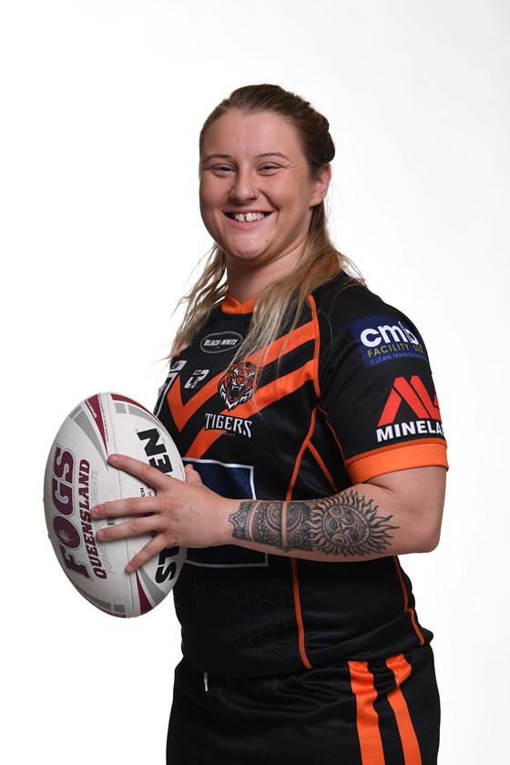 England international Charlotte Booth has joined with Brisbane Tigers. Photo: Scott Davis / QRL
