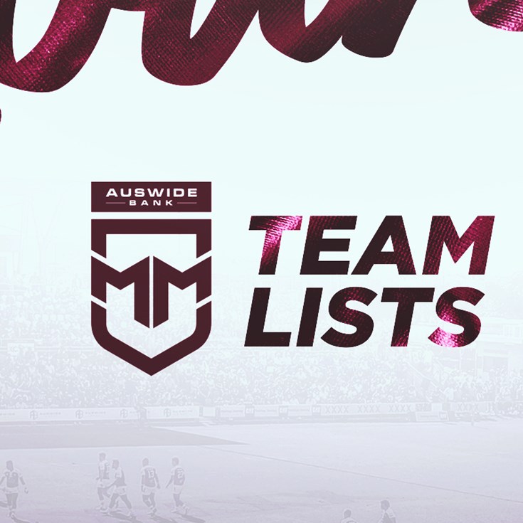 Round 6 Auswide Bank Mal Meninga Cup team lists