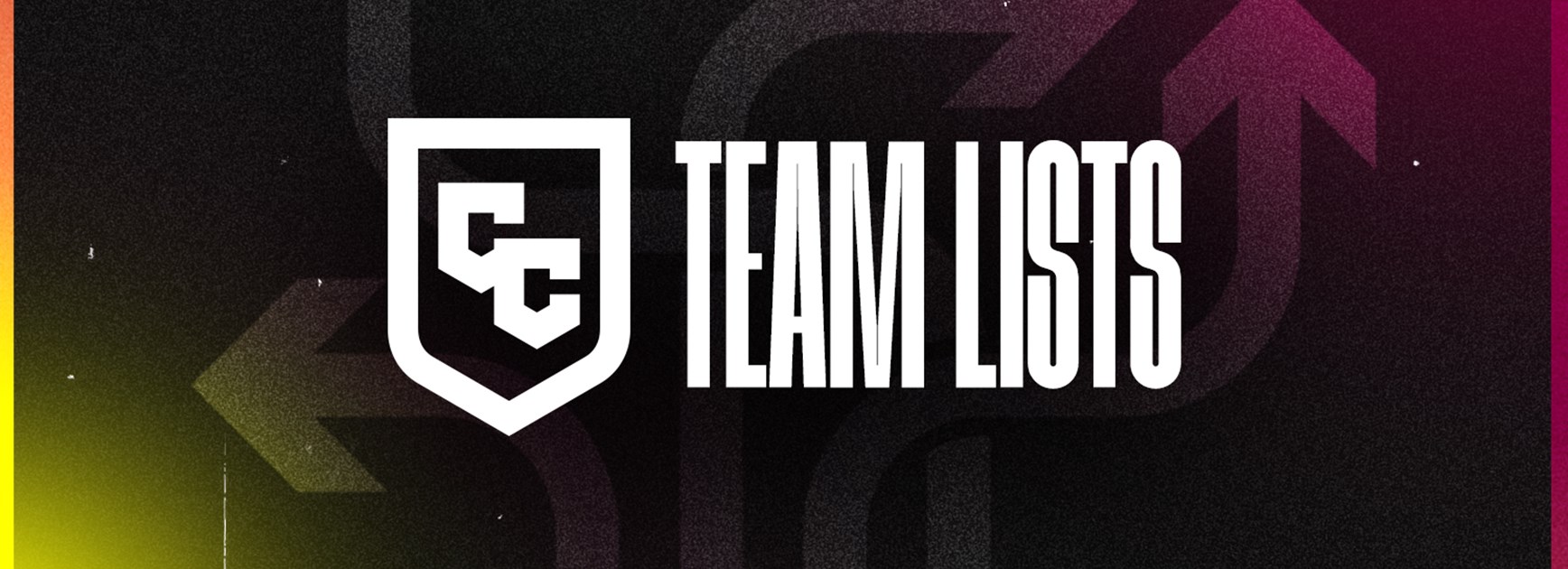 Round 1 Cyril Connell Cup team lists