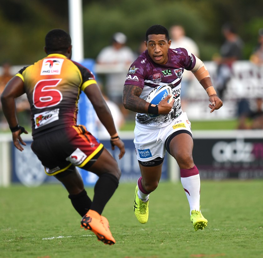 Sauiluma against the PNG Hunters.