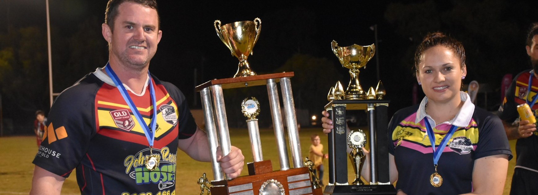 Crushers #getonthetrain to dual premiership