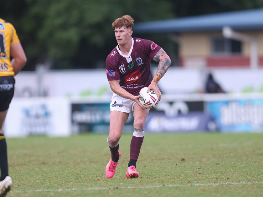 Hamilton in action for the Bears. Photo: Dylan Parker/QRL