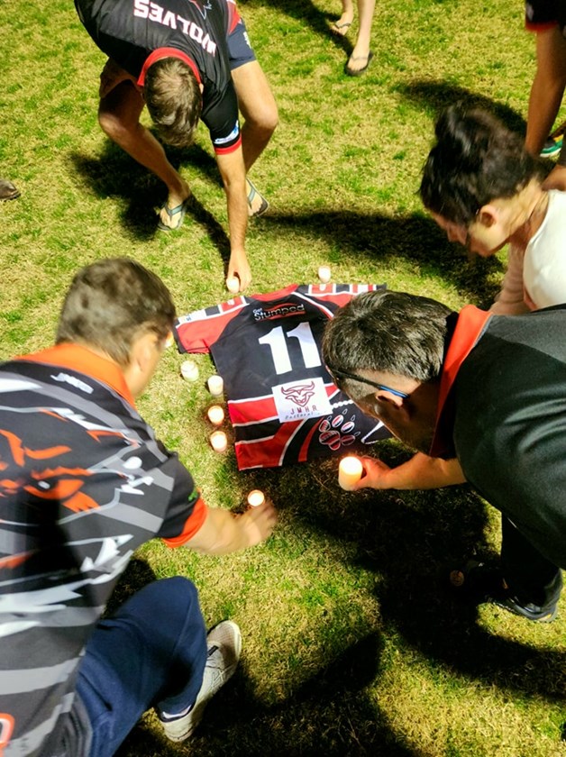 Stanley River Wolves also paid their respects.
