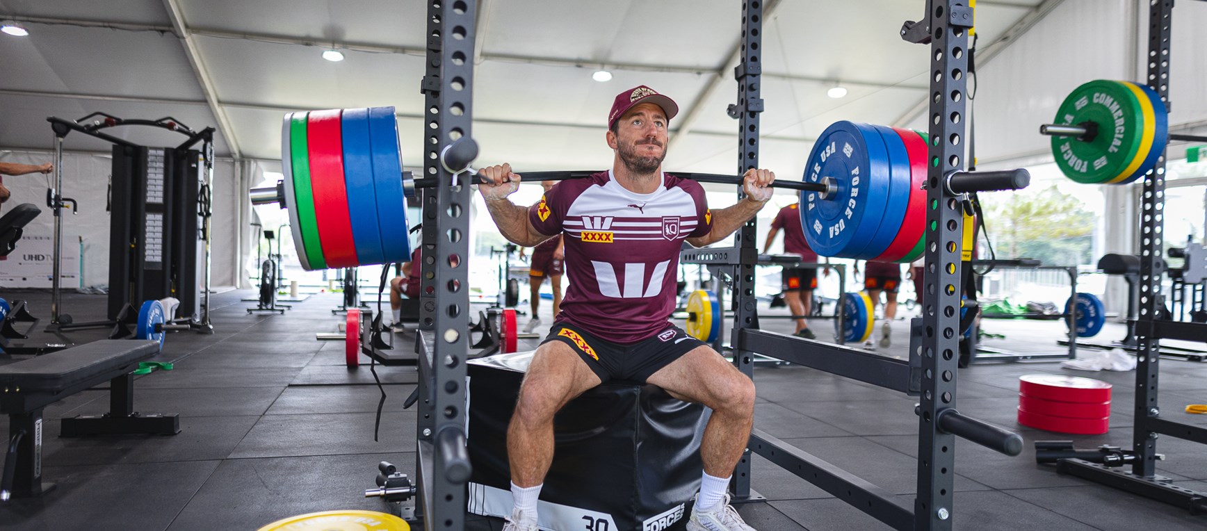 In pictures: Working hard in the gym