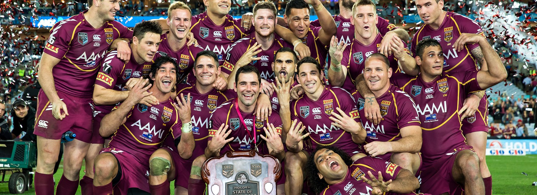 Re-live Queensland's glorious run of eight straight