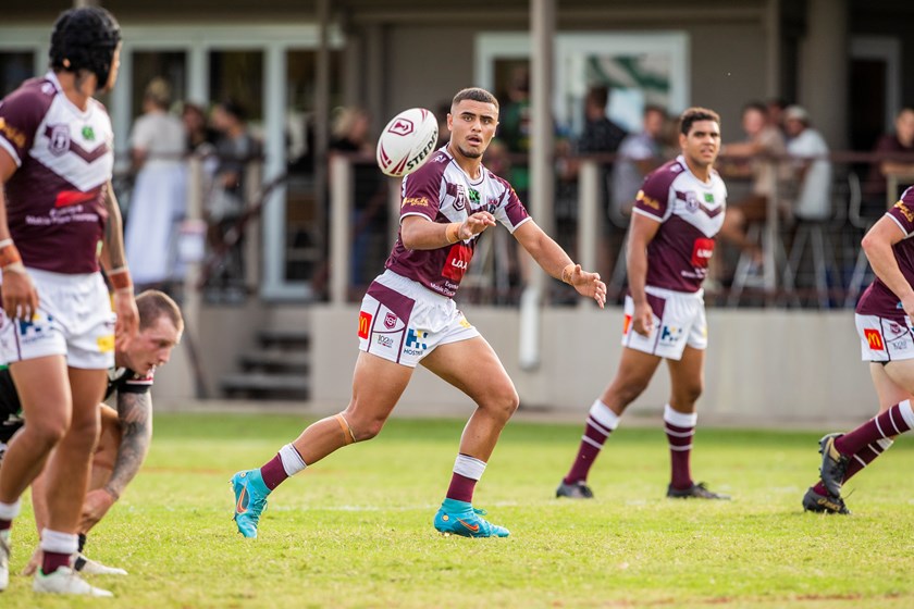 Tony Francis in action for Burleigh Bears. Photo: Alix Sweeney / QRL