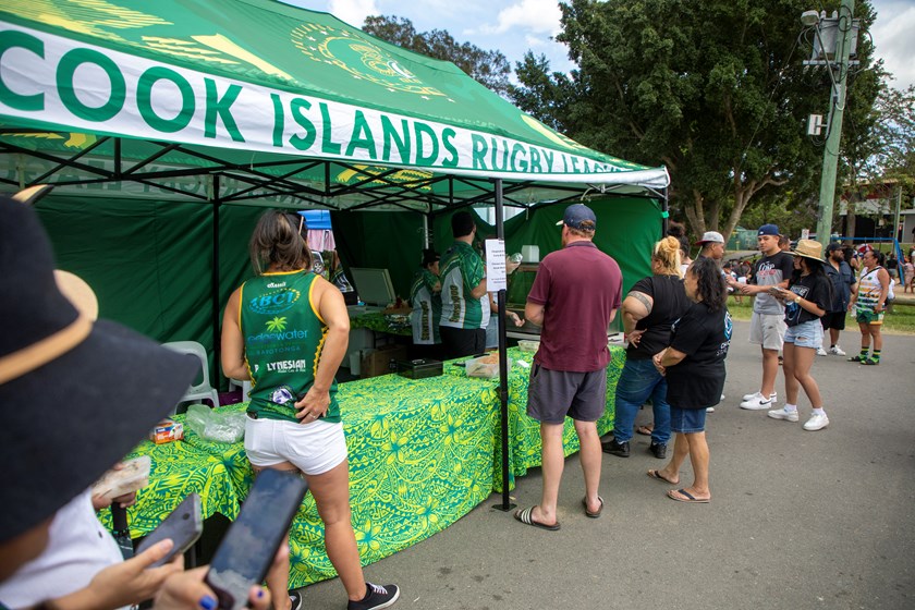 The Cook Islands food stall was a popular addition to the QPICC market place. Photo: Jim O'Reilly / QPICC