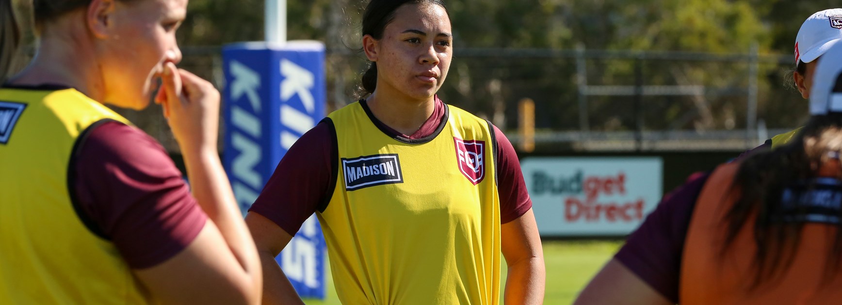 Lofipo in Queensland Under 19 camp. Photo: Jorja Brinums/QRL