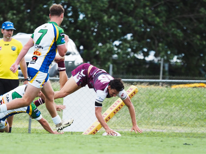 Mackay held a 22-8 lead after 42 minutes in front of their home crowd. Photo: Marty Strecker/QRL