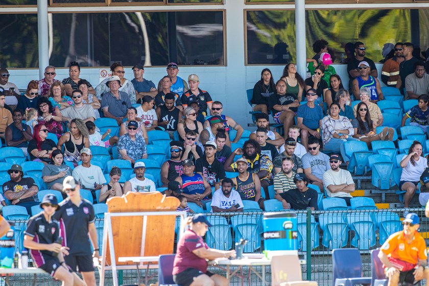 A strong crowd turned out for the Foley Shield in Cairns. Photo: Dom Chaplin/QRL