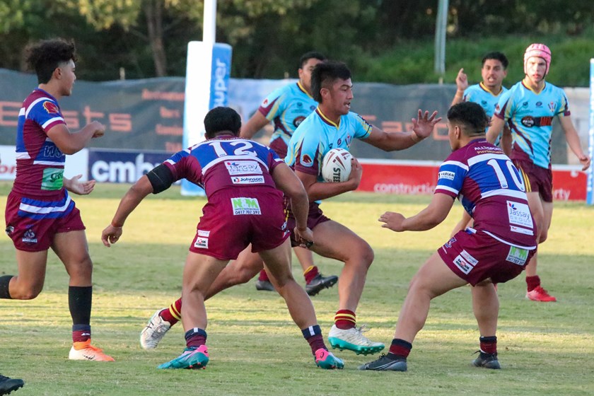 Klese Haas in action for Keebra Park SHS. Photo: Cameron Stallard/QRL