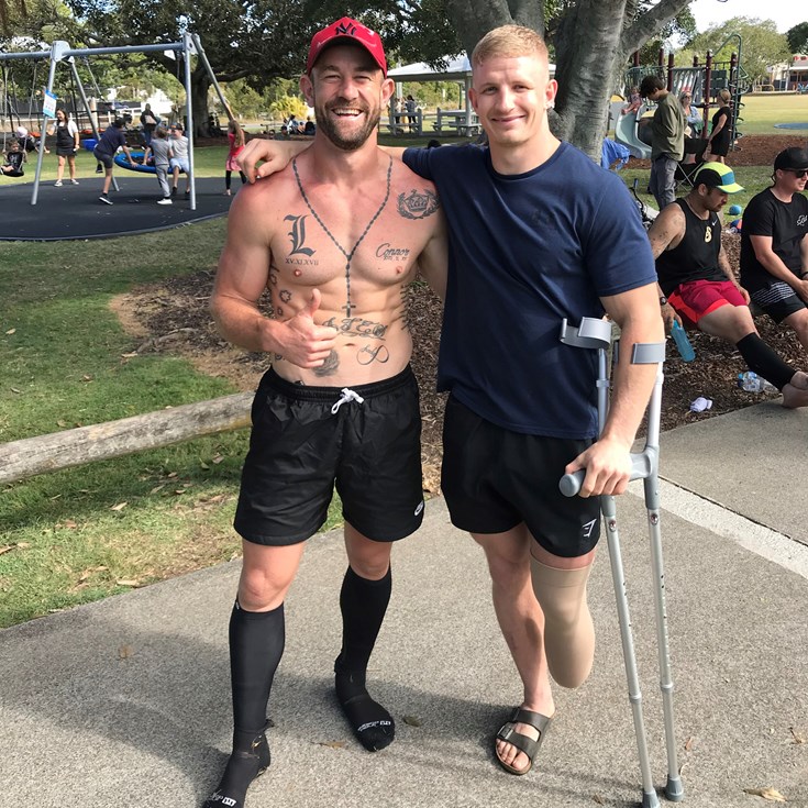 Marathon men: How Dean inspired Shea's latest challenge