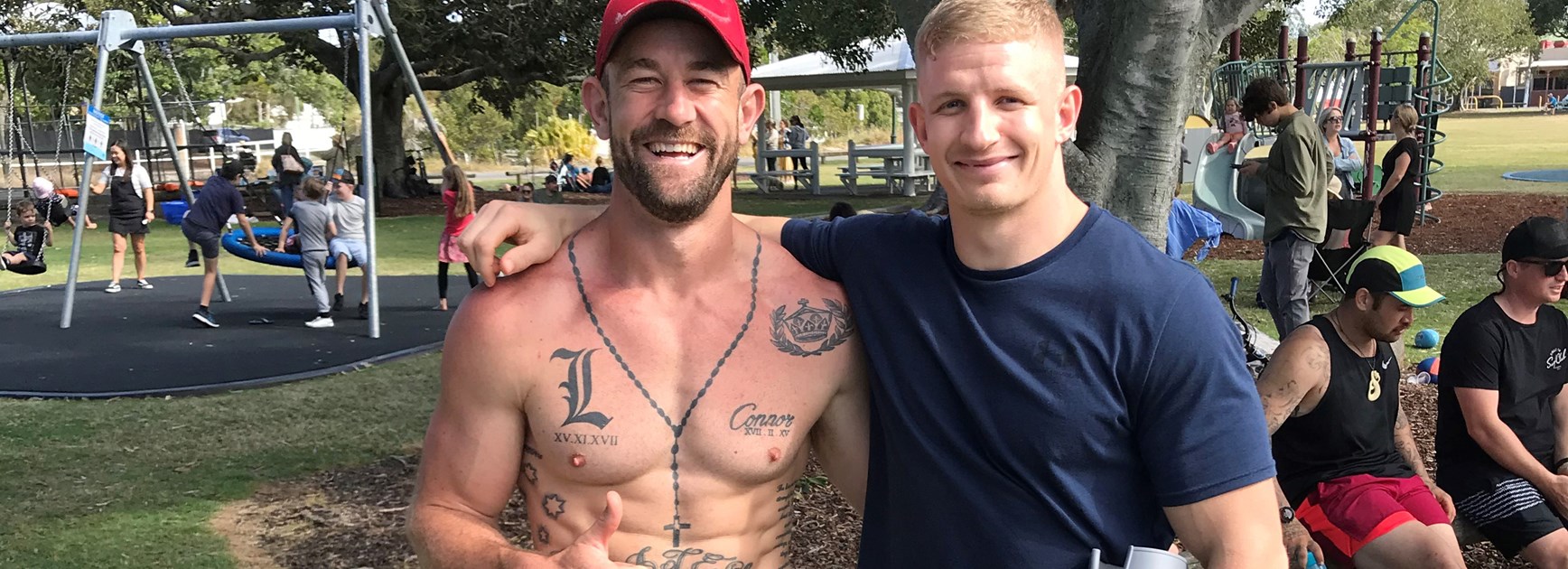 Marathon men: How Dean inspired Shea's latest challenge