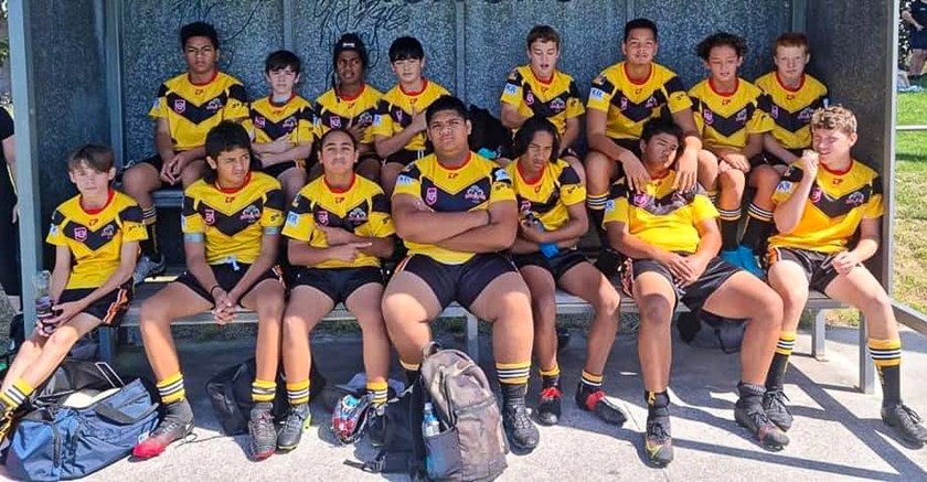 The Rochedale Tigers under 14s team. Photo: Rochedale Tigers RLFC Facebook