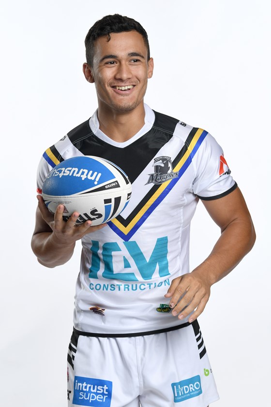Souths Logan Magpies player Creedence Toia.