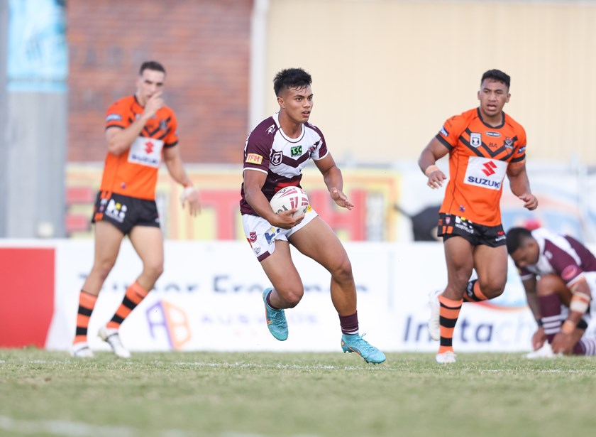 Kini in action in Round 7. Photo: Dylan Parker Photography/QRL