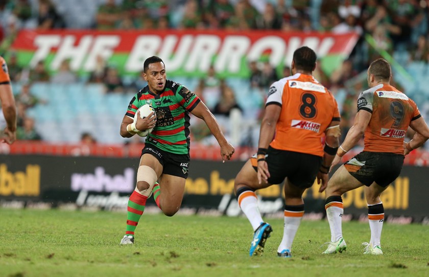 Patrice Siolo in action for South Sydney Rabbitohs. Photo: NRL Images