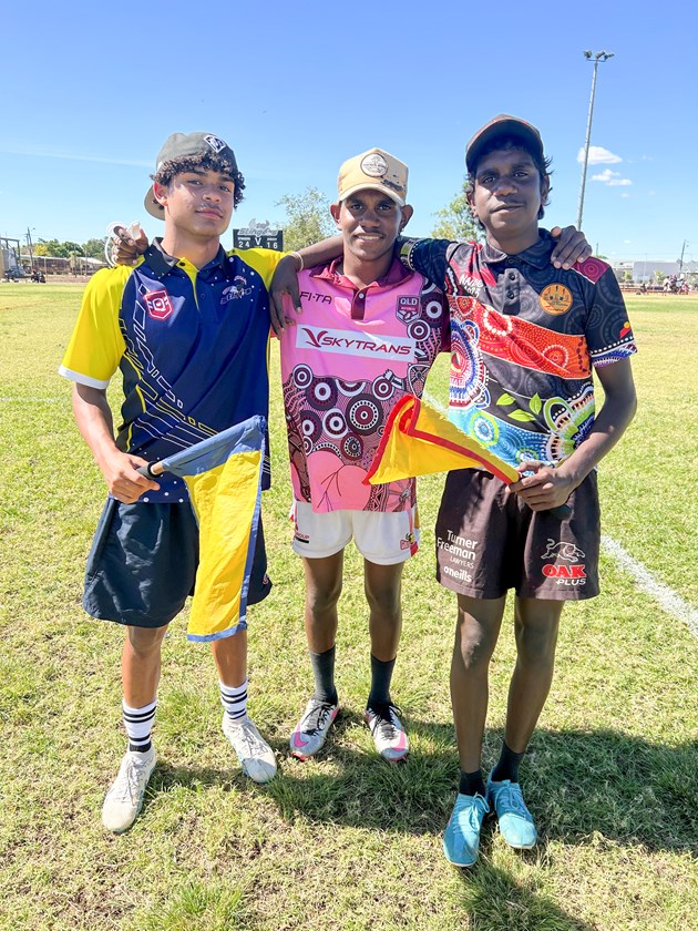 Travis Mitchell, Donald Douglas and Sydney Toby.