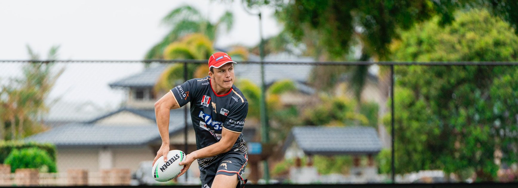 Bailey at NRL Dolphins training. Photo: Dolphins/NRL