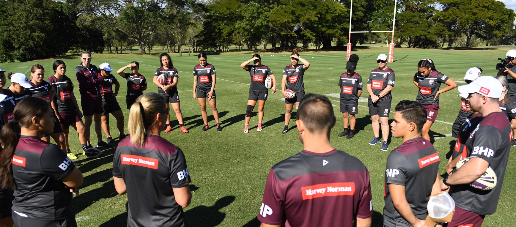 In Pictures: Harvey Norman QLD Maroons and QLD U18 Women