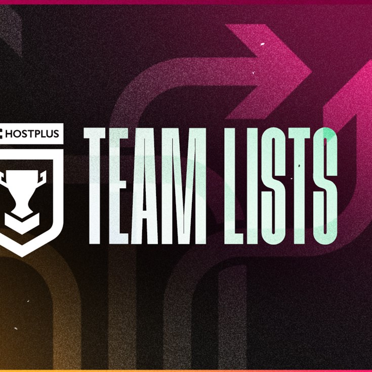 Round 2 Hostplus Cup team lists