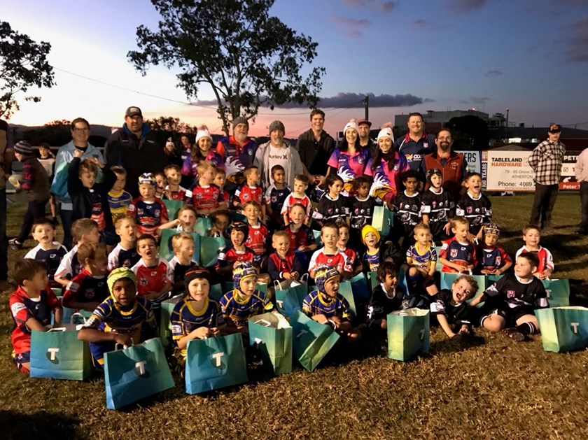 The next generation of rugby league stars in the form of Under 7 players from Atherton, Herberton, Malanda and Ravenshoe took to the field during breaks in the games