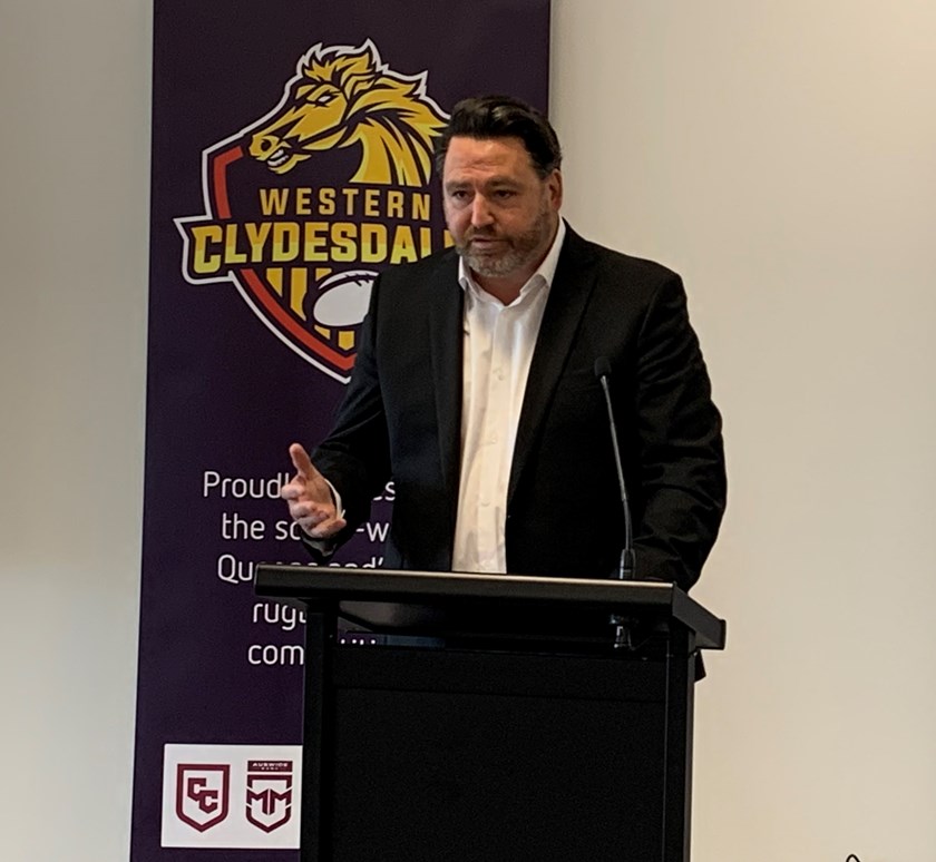 Western Clydesdales chairman Michael Burns. Photo: supplied