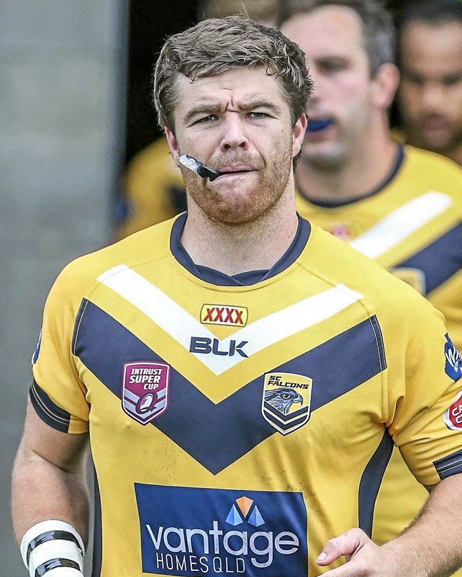 Ackerman running out for the Sunshine Coast Falcons.