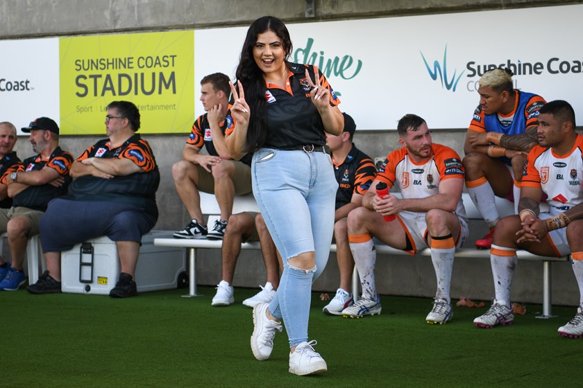 Mel Tabet is the commercial and marketing coordinator at Brisbane Tigers and is extremely passionate about the club, it's players, staff and fans. Photo: Vanessa Hafner / QRL