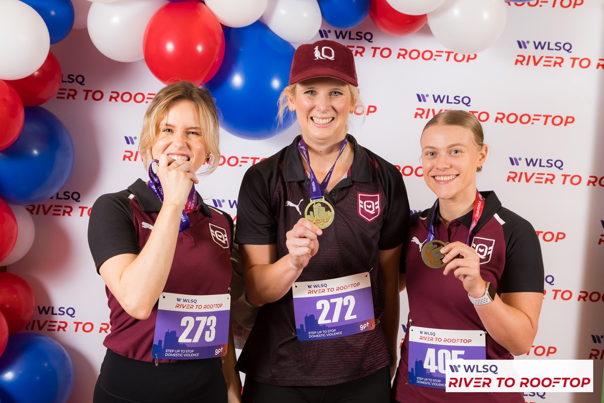 Quiandra Riggins In pictures: QRL step up to stop domestic violence | QRL