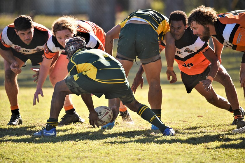 An action shot captured by Redfern - Avondale v Gin Gin. 