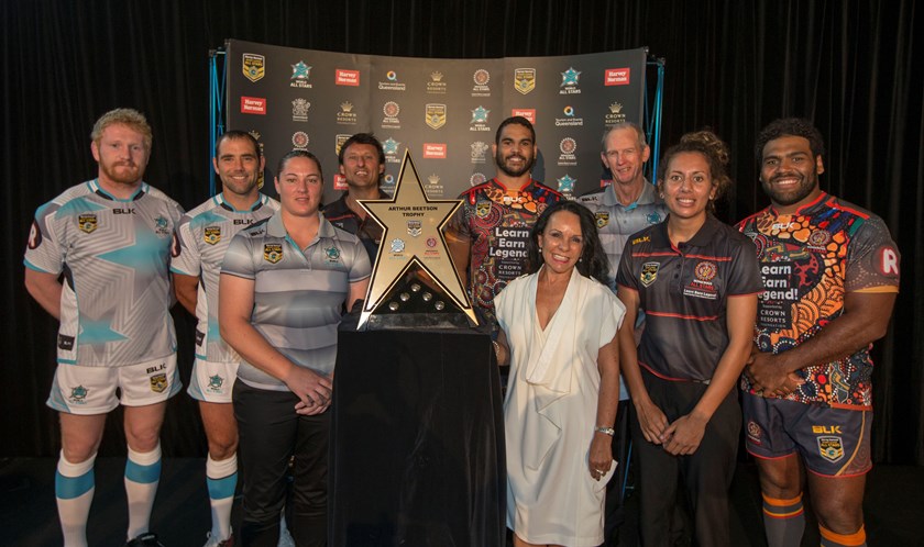 Tallisha Harden (second from right) during the All Stars event launch in 2016.