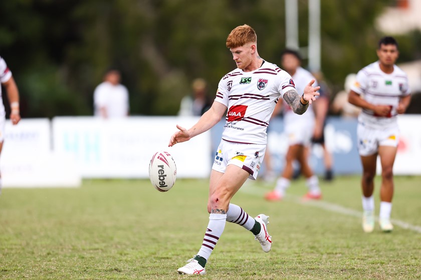 Guy Hamilton in action for Burleigh. Photo: Dylan Parker/QRL