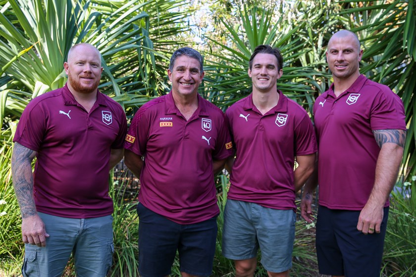 Bryce Holdsworth (former central wellbeing manager and current Wide Bay area manager), Grant Bignell (state wellbeing manager), Dave Sheridan (north wellbeing manager) and Dayne Weston (south east wellbeing manager). 