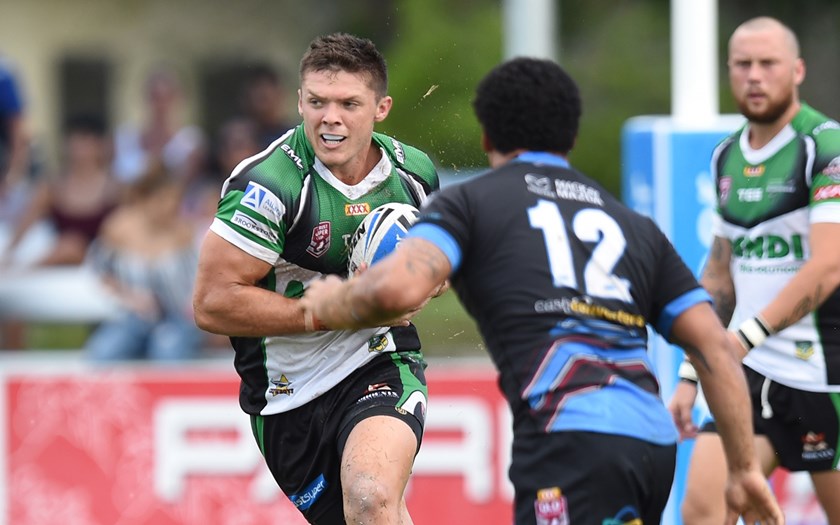 Jensen in action for the Townsville Blackhawks in 2017