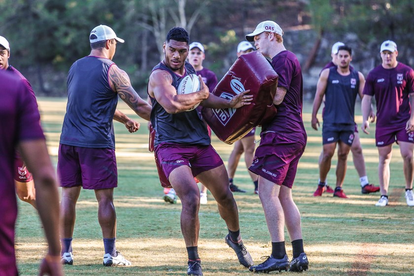 Tom Mikaele when he was part of the Under 20 Emerging Origin squad. 
