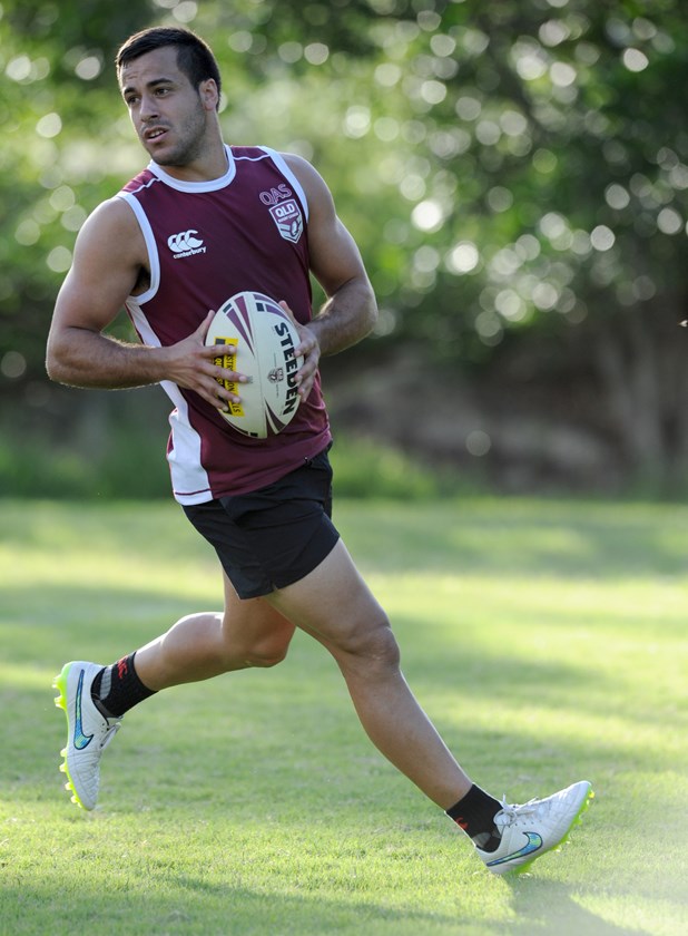 Corey Thompson when he was a Queensland Emerging Origin squad member.