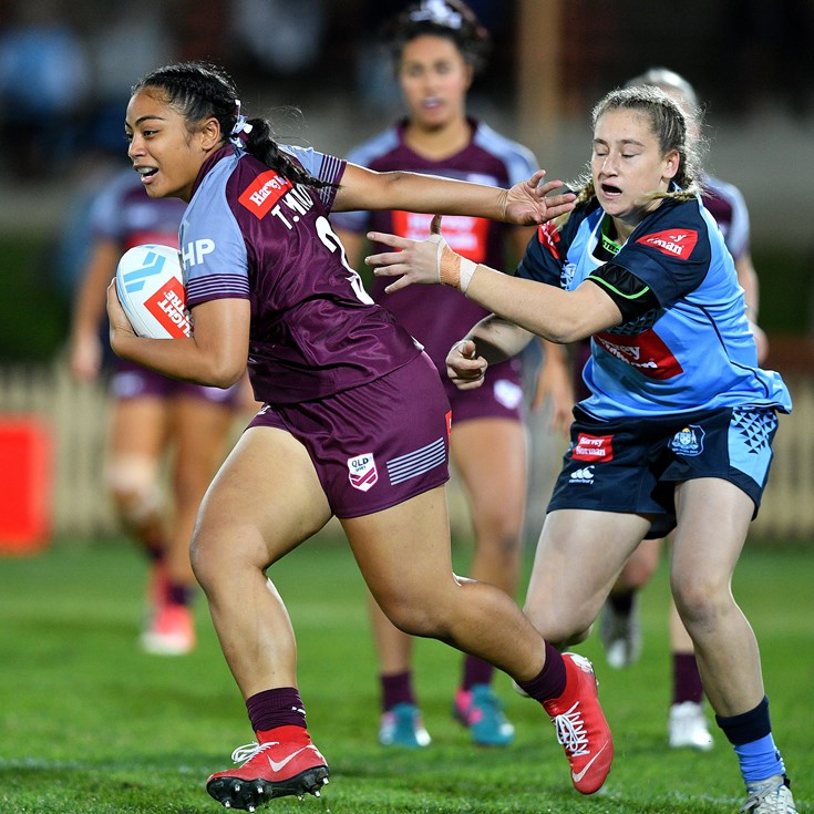 SEQ Under 18 Girls grand final featured on NRL stage