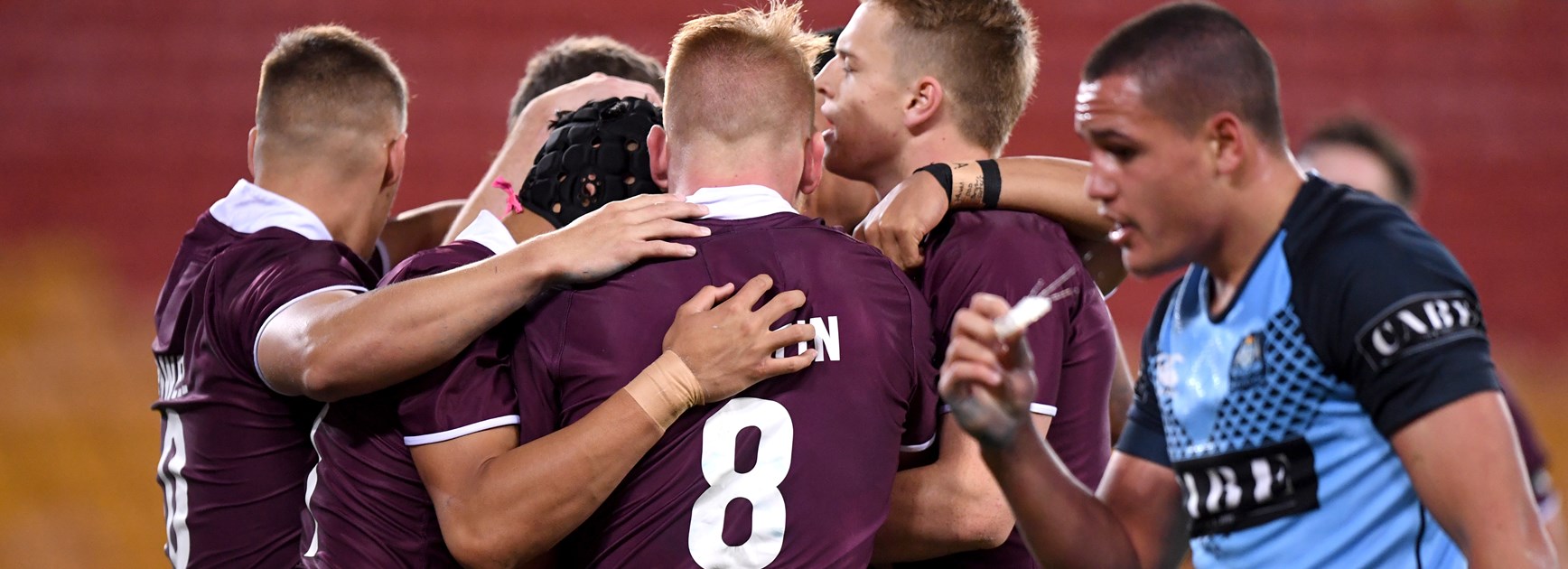 Queensland Under 18 team secure Origin night win